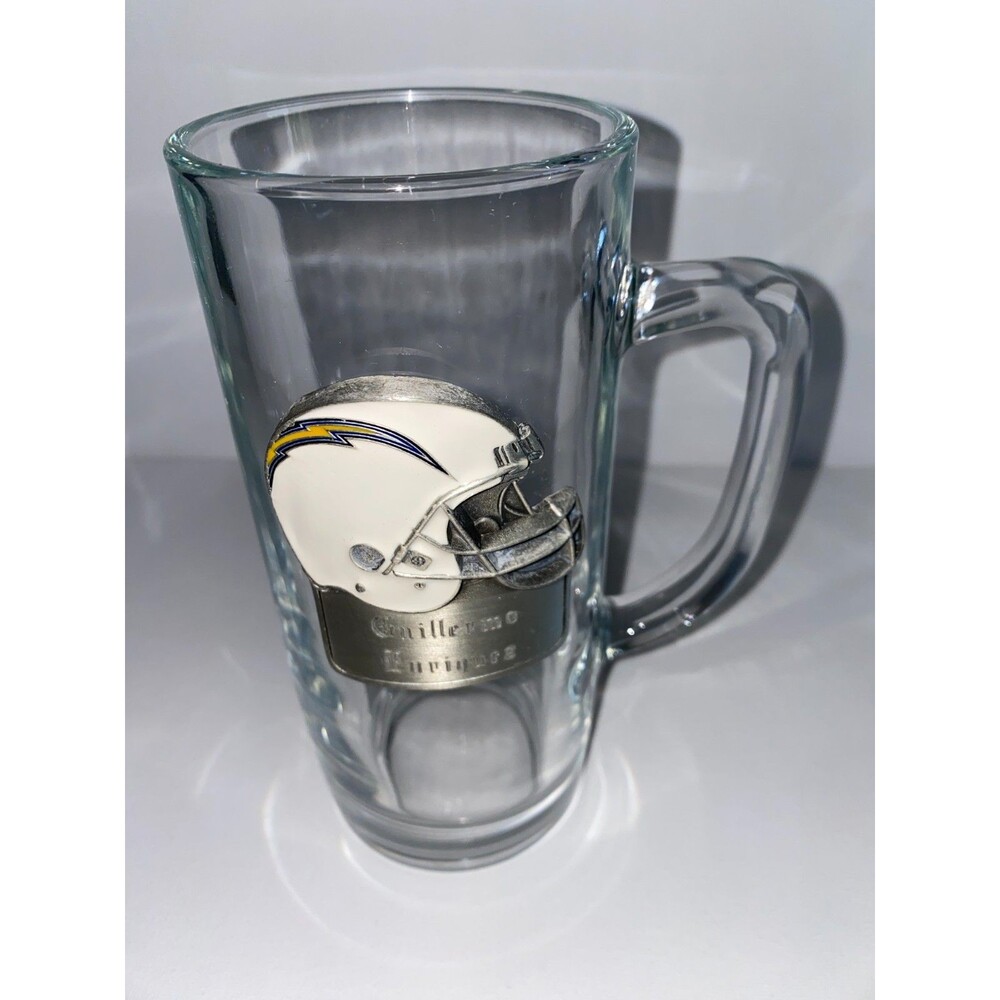 VTG Football Argentina Beer Mug Glass Tankard Guillermo Enrique Alianza Lima‎ - Picture 2 of 10